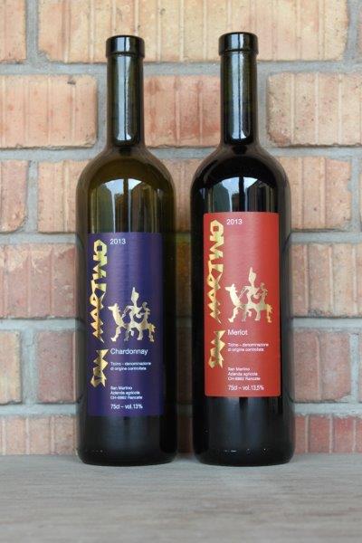 Bottiglie vino San Martino